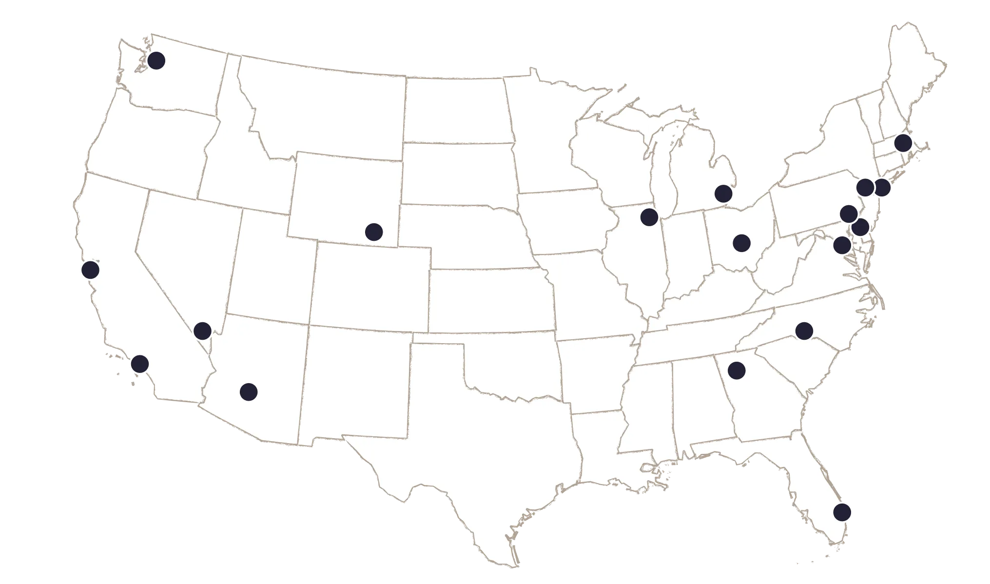 World map with mobile phone showing mail access